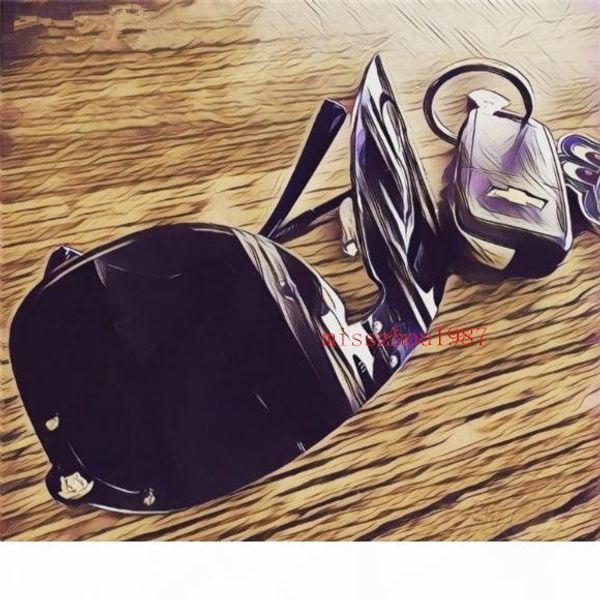 

luxury 21980 sunglasses for men fashion design full frame uv400 uv protection lens steampunk summer square style, White;black