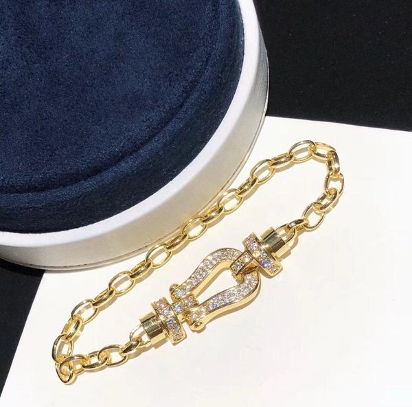 

Designer Bracelets Women High Polished bracelet 18K Gold Plated Bracelet Women Banquet party luxury Daily jewelry gift
