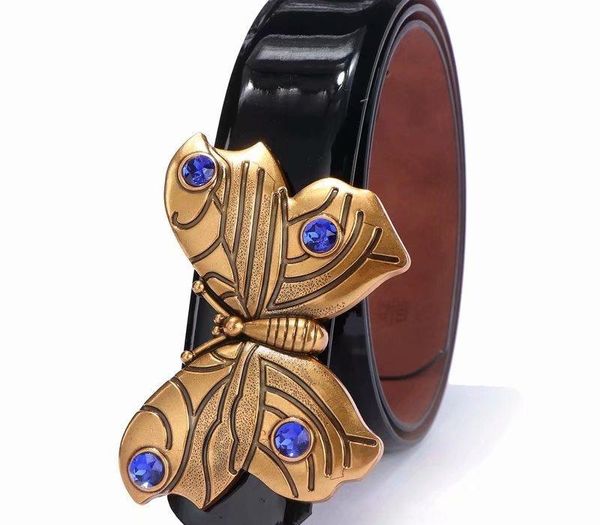 

popular fashion yellow hook men and women designers with european high brand leather belt to bring a89, Black;brown