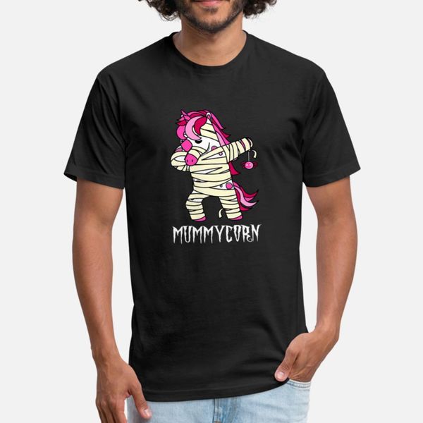 

dabbing mummy unicorn dab halloween costume t shirt men loose tee shirt plus size 3xl letters loose new style summer letters shirt