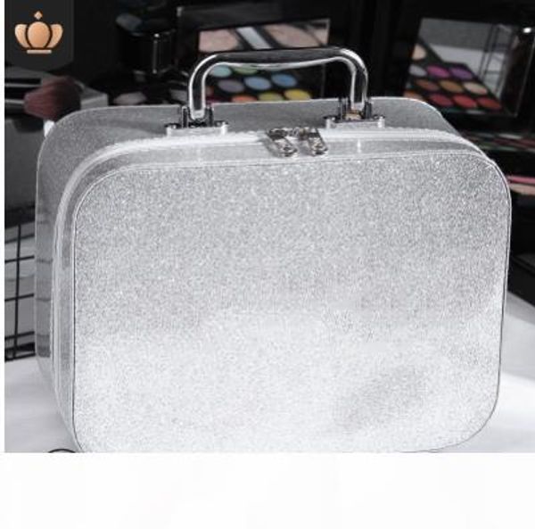 

make up bag case new arrival shinning urban beauty capacity big solid zipper pu leather selling plain hand