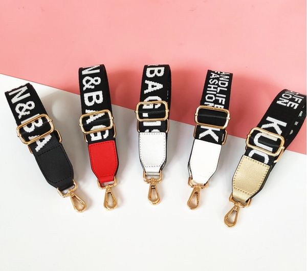 

shoulder bag strap replacement strap bag belt leopard print straps for bags parts, Black