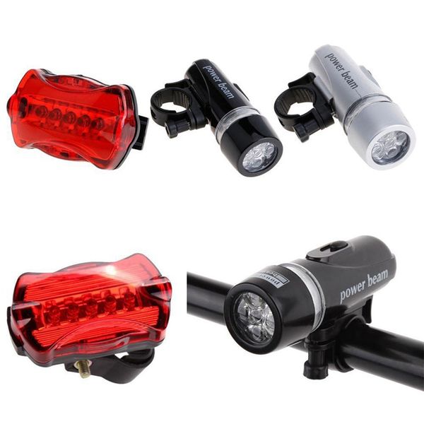

waterproof bicycle front back light set tail light road mtb mountain bike rear lamp cycling lantern
