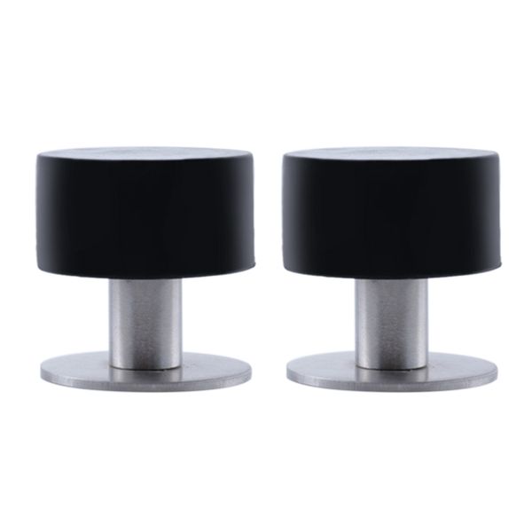 

2pcs stainless steel self adhesive sound dampening door sheavy duty home