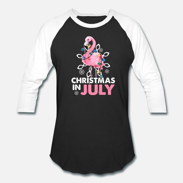 

christmas in july santa flamingo summer xmas gift t shirt men customize tee shirt o-neck kawaii fitness building summer style standard