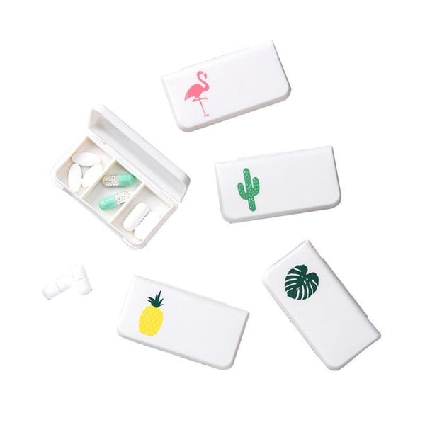 

traveling grids 5pcs portable pill medication container color vitamin mixed mini 3 for box case square holder uuolu home2001