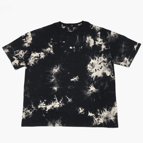 

hot vintage black cream tie-dye футболки hip hop relaxed хлопок tee с коротким рукавом crewneck, White;black