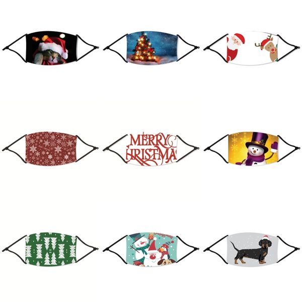 

plaid dust christmas masks classic red size plaid thick warm cotton autumn and winter outdoor riding christmas mask xd23408#11233, Black