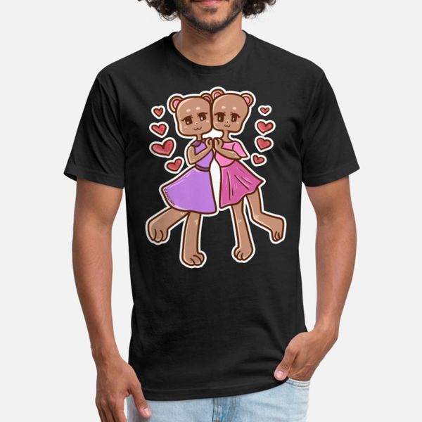 

grizzly bear girl lesbian love gift t shirt men designs tee shirt crew neck basic solid loose casual spring vintage shirt