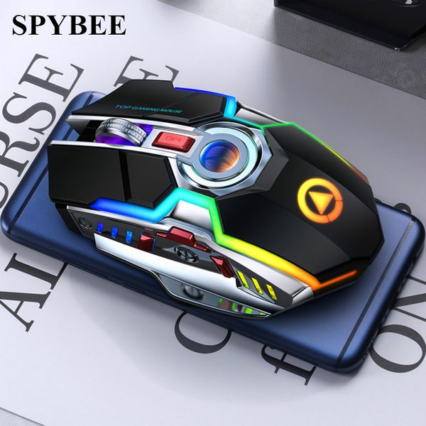 

wireless mouse rechargeable silent led backlit mice usb optical ergonomic 7 keys gaming mouse for lapcomputer