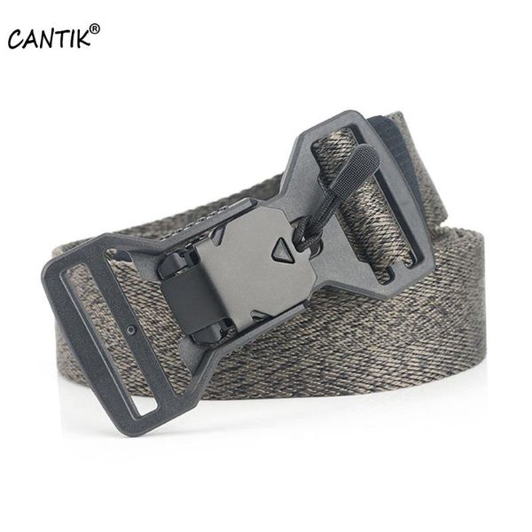 

cantik quality new trend versatile nylon belt unique magnet function hard plastic slide buckle accessories men 38mm wide cbca142, Black;brown
