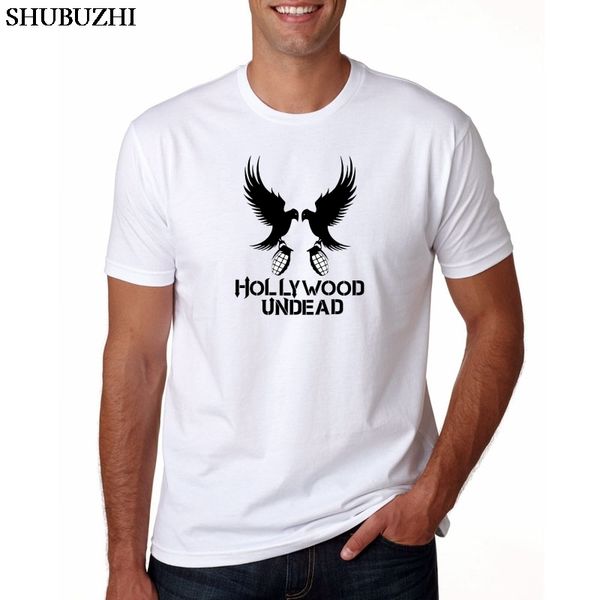 

размер евро печать hollywood undead tshirt summer casual o-образным вырезом короткие рукава холли вуд undead музыка dj tshirt