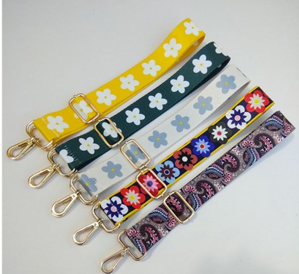 

strap for women removable diy shoulder rainbow handbag accessories cross body messenger nylon bag straps, Black