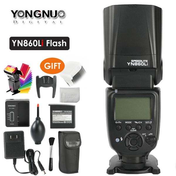 

yongnuo yn860li wireless flash speedlite with 1800mah lithium battery for compatible yn560iii yn560iv yn560-tx rf605