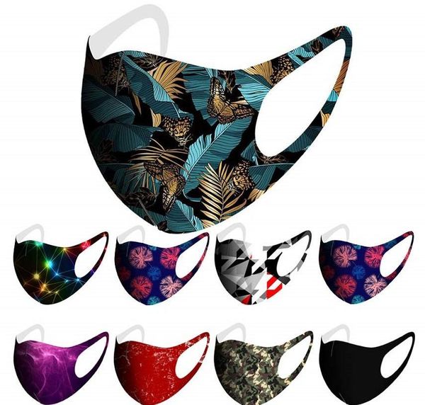 

cartoon mask silk sky fashion print ice cool camo starry pattern firework facemask face masks mask face washable ice day yeamdr