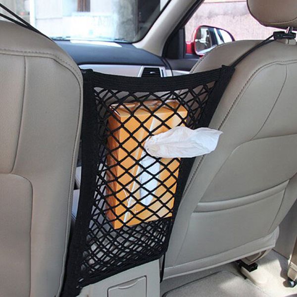 

car seat back storage bag strong elastic net bag car-styling