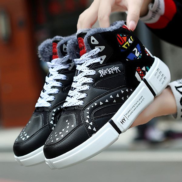 

cotton-padded black white couples basketball shoes cool trainers 2020 fashion sneakers nakeskin jordan retros shoe