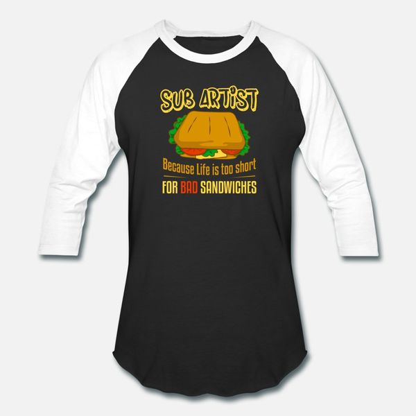 

sub artist delicious sub sandwich maker funny gift t shirt men design short sleeve plus size 3xl clothes crazy casual spring kawaii shirt