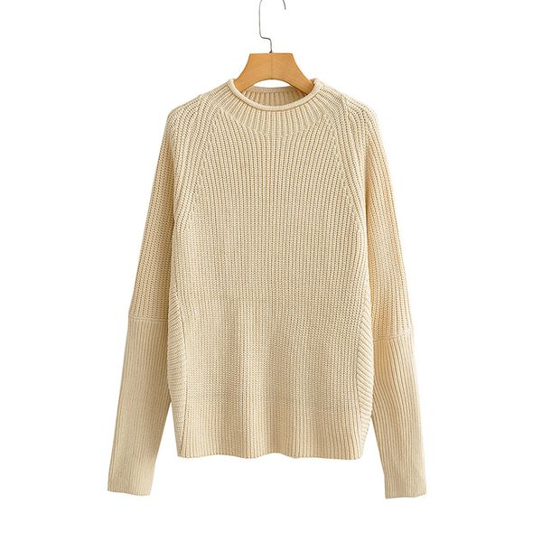 

women's sweaters novalya o neck women fashion casual loose solid simple sweater elegant long sleeve female ladies ip, White;black