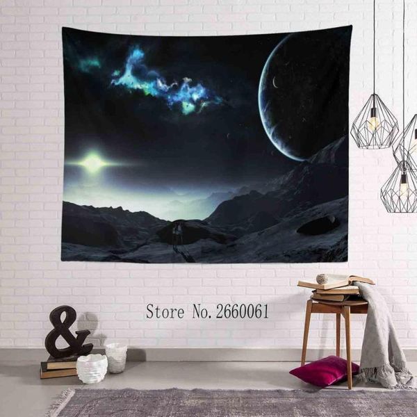 

new dream star universe planet tapestry hanging cloth tablecloth picnic mat outdoor wall art home decoration shawl tac829