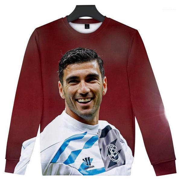 

sports stars o neck long sleeve sweatshirts fashion mens apparel antonio reyes 3d print mens hoodies, Black