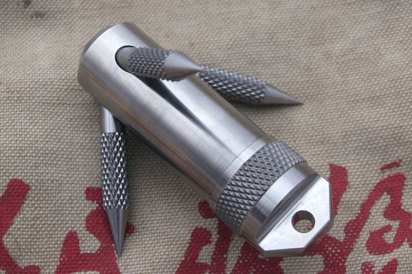 

titaner titanium ti edc survival kit waterproof storage capsule pill box container yt40 grappling hook camping