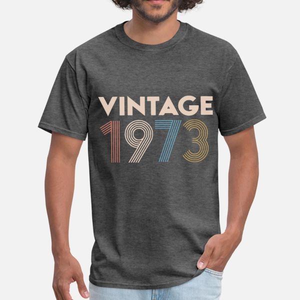 

vintage 1973 family men women love mom t shirt men design tee shirt size s-3xl unique famous new style summer style unique shirt, White;black
