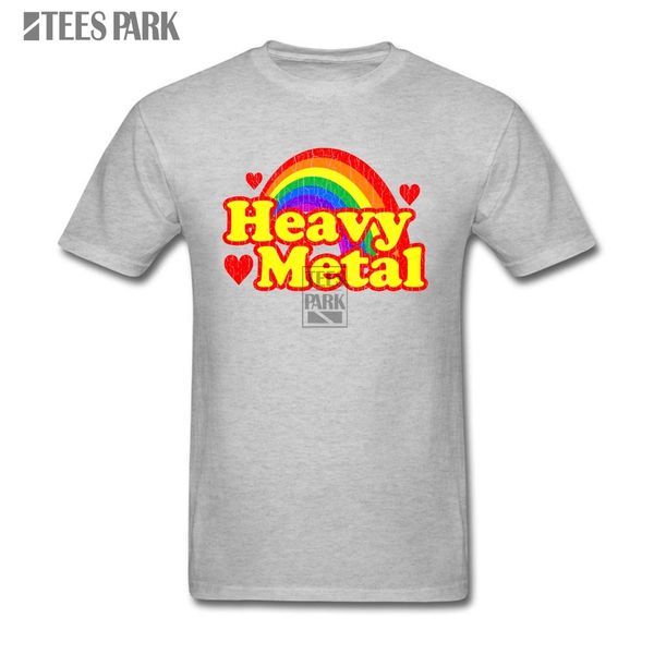 

t shirts for teenages for men cotton funny heavy metal rainbow short t shirt oversize style male short sleeve tees