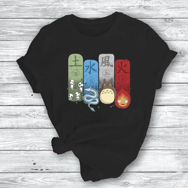 

ghibli elemental charms t shirt men funny t shirts tshirtsmen shirtchild funny t-shirt hip hop tshirt, White;black