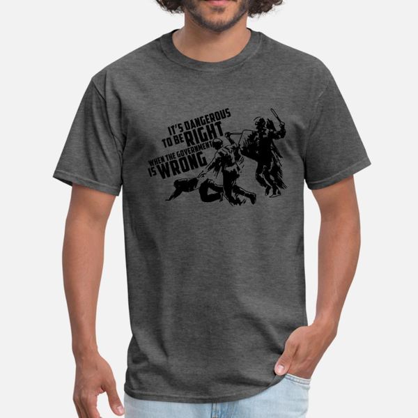 

it's dangerous to be right t shirt men anti-wrinkle 100% cotton plus size 3xl cool anti-wrinkle funny summer style family
