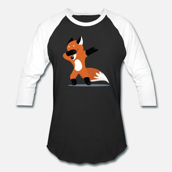 

dabbing fox dabbing animal funny dabbing t shirt men customize cotton round collar cool fit breathable spring cool shirt