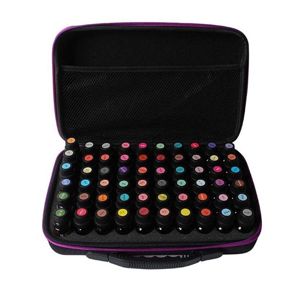 

60 bottles essential oil case 10ml/15ml essential oil collecting bags travel portable carrying cases nail polish storage bag