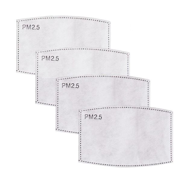 

pm2.5 filter 10pcs 5 layers paper anti haze mouth mask anti dust mask filter paper health care with fast shipping for sale1