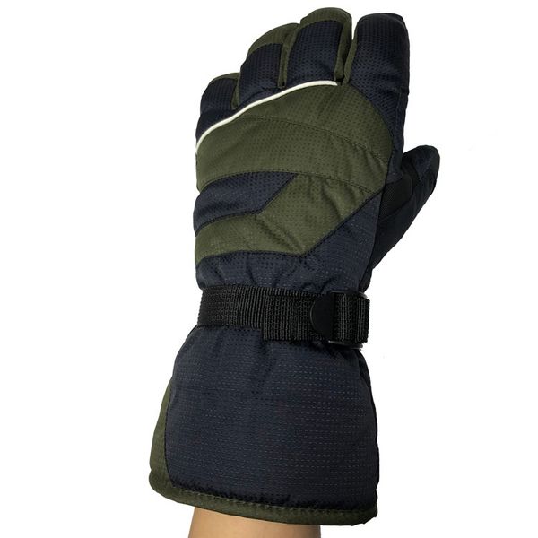 

водонепроницаемые перчатки высокого качества зимний открытый спорт сноуборд лыжные, Blue;gray