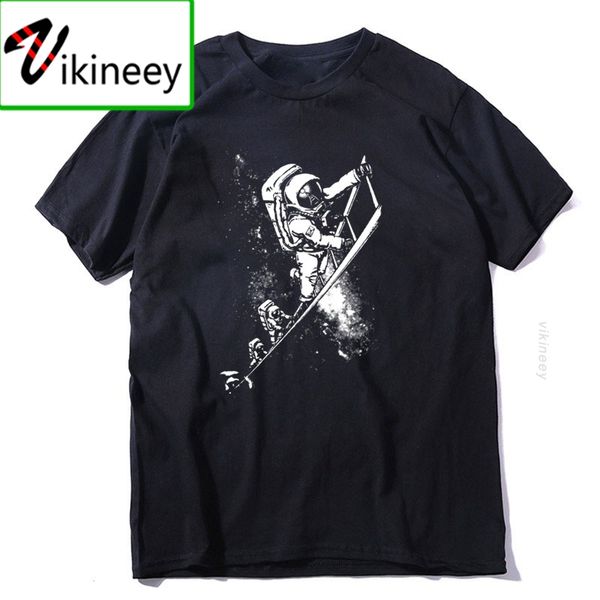 

космическая луна люди тенниска высокого качества вскользь лето loost мужчины тенниски остудить тенниску camisas мужские футболочку