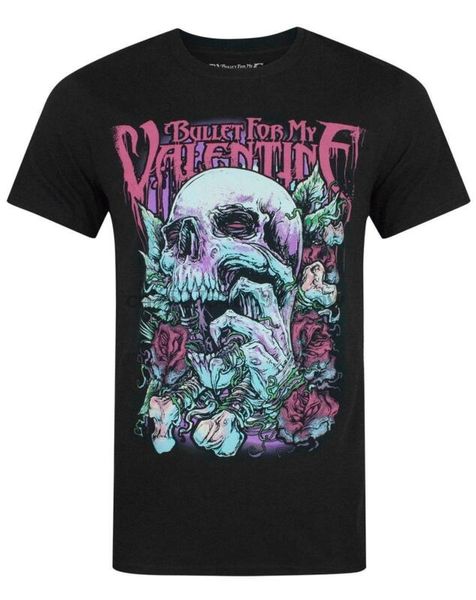 

bullet for my valentine red eye skull men's t-shirt(1