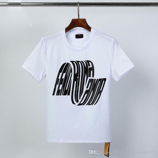 

20ss mens women designer t shirts luxury fd tshirt spring men street hip hop fashion 3d tee shoes bag jackets tracksuits 15, White;black