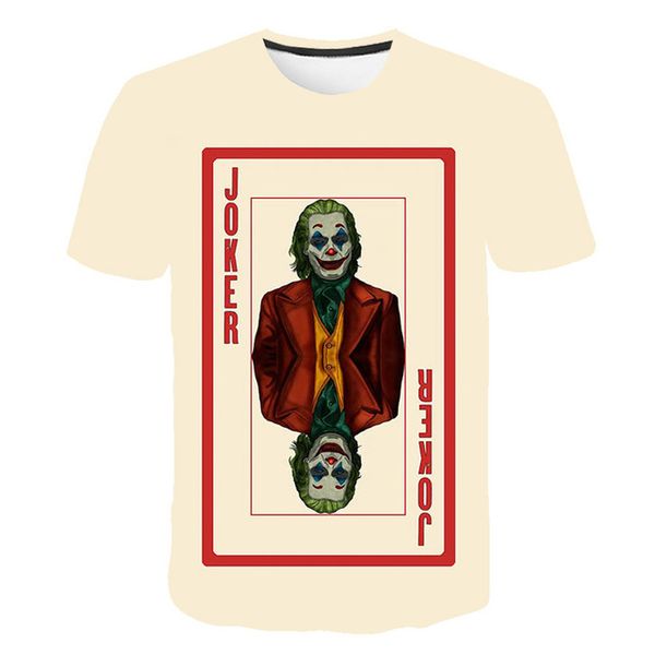 

sale clown joker face male 3d clown 3d print shirts oversized graphic funny men clothing