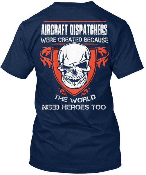 

fashion 2019 brand design t shirts casual cool aircraft dispatchers standard tee shirt