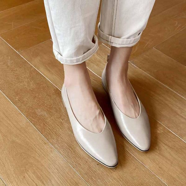 

yd-ever genuine leather sweet ladies shoes slip on classic round toe low heels elegant women basic dating solid pumps l21-a, Black