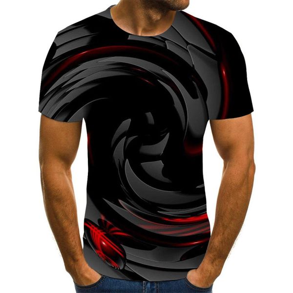 

verano tridimensional 3d vortex camiseta hombres mujeres moda de manga corta linda camiseta 3d print shirts harajuku hentai men clothing