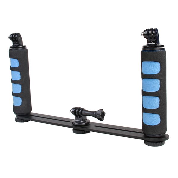 

stabilizers dual handheld frame stabilizer bracket for 2/3/4/5 camera brackets and all led video light camcorder