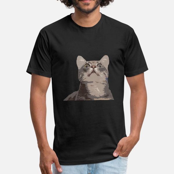 

derp cat lolcat t shirt men пользовательские tee shirt crew neck letters сыпучие дышащий лето стиль vintage рубашка