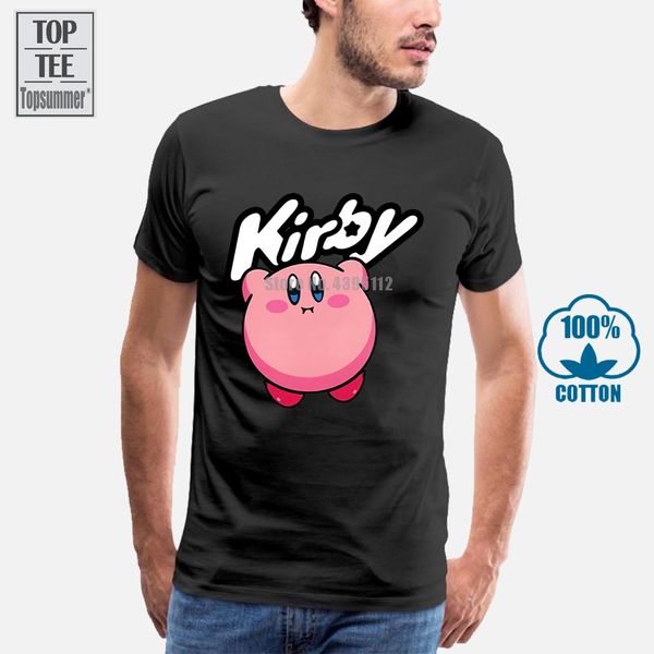 

t shirt kirby game man round neck short sleeved t shirts new style men men's formal tees short sleeve luxury cotton