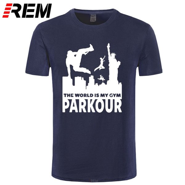 

rem new city parkour t shirt men's clothing brand hip hop cool cotton short sleeves streetwear men's sportswear t-shirts