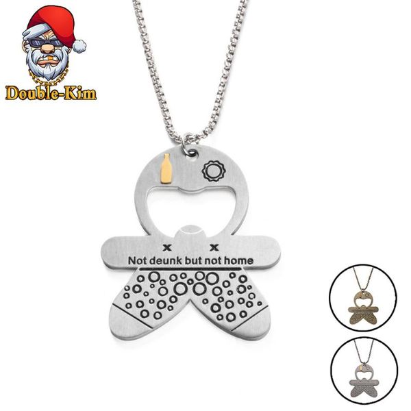 

hip hop corkscrew pendant necklace men hiphop street culture titanium stainless steel fashion trendy chain necklace man jewelry, Silver