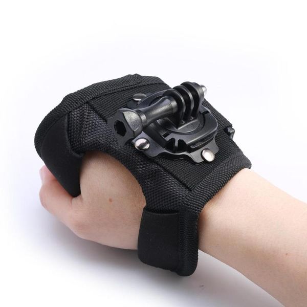 

360 degree rotation glove-style band mount palm strap accessories for hero 4/3+/3/2/1 camera (black) gszd-01