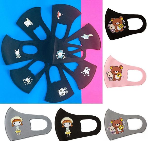 

breathable silk children dust-proof fashion cleaning masks celebrity sunscreen mask thin face designer mask ice black face loveshop01 vjfoc