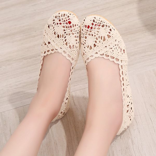

old beijing casual cloth shoes doudou shoes flat bottom egg roll women's single breathable pregnant women's, Black