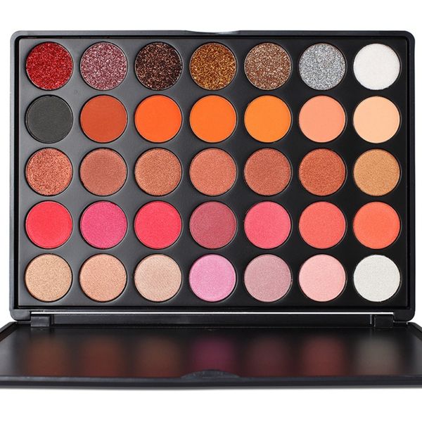 

2020 waterproof pigment eyeshadow makeup cosmetic eyeshadow palette 35 colors natural matte palette